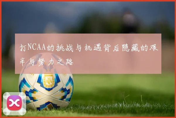 打NCAA的挑战与机遇背后隐藏的艰辛与努力之路